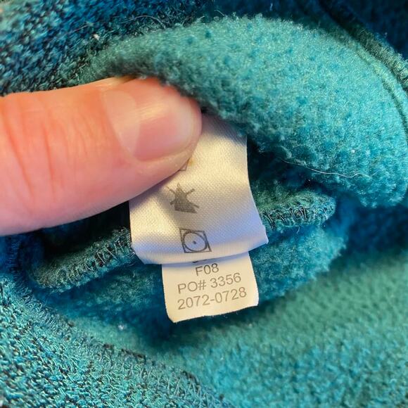 2008 Exofficio Teal Green 1/4 Button Up Pull Over Sweater - Picture 7 of 7